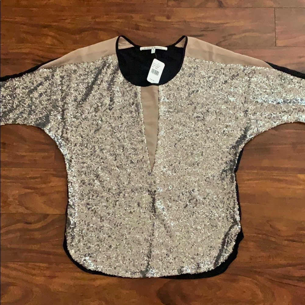NWT Collective Concepts Sequins Top